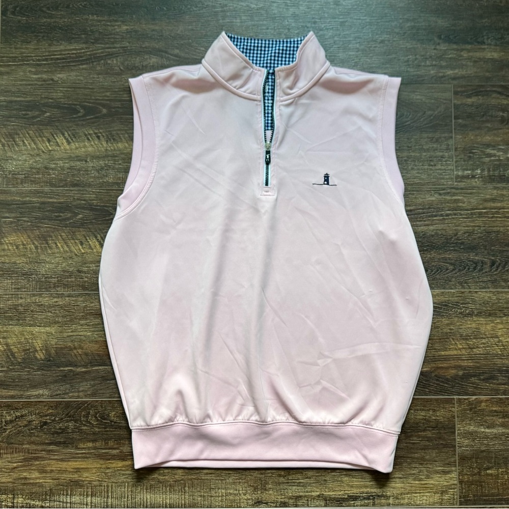Fairway & Greene Pink 1/4 Golf Vest L